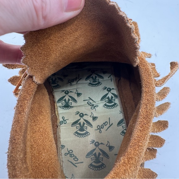 Taos Footwear Brown Suede Moccasins - 10.5” heel to toe - US W 10.5 / M 9.5 - Picture 11 of 11